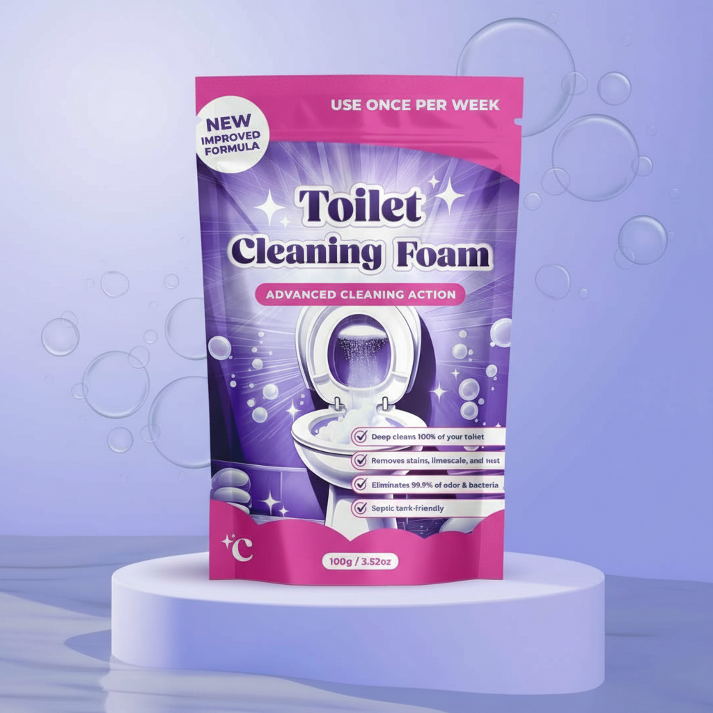 Sparkling clean modern bathroom after using FizzClean